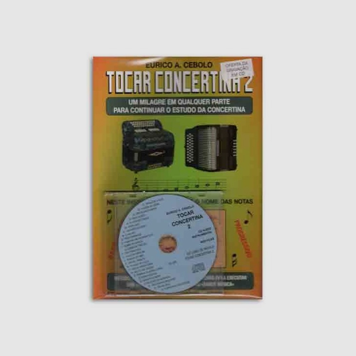 Livro Tocar Concertina 2 C/CD